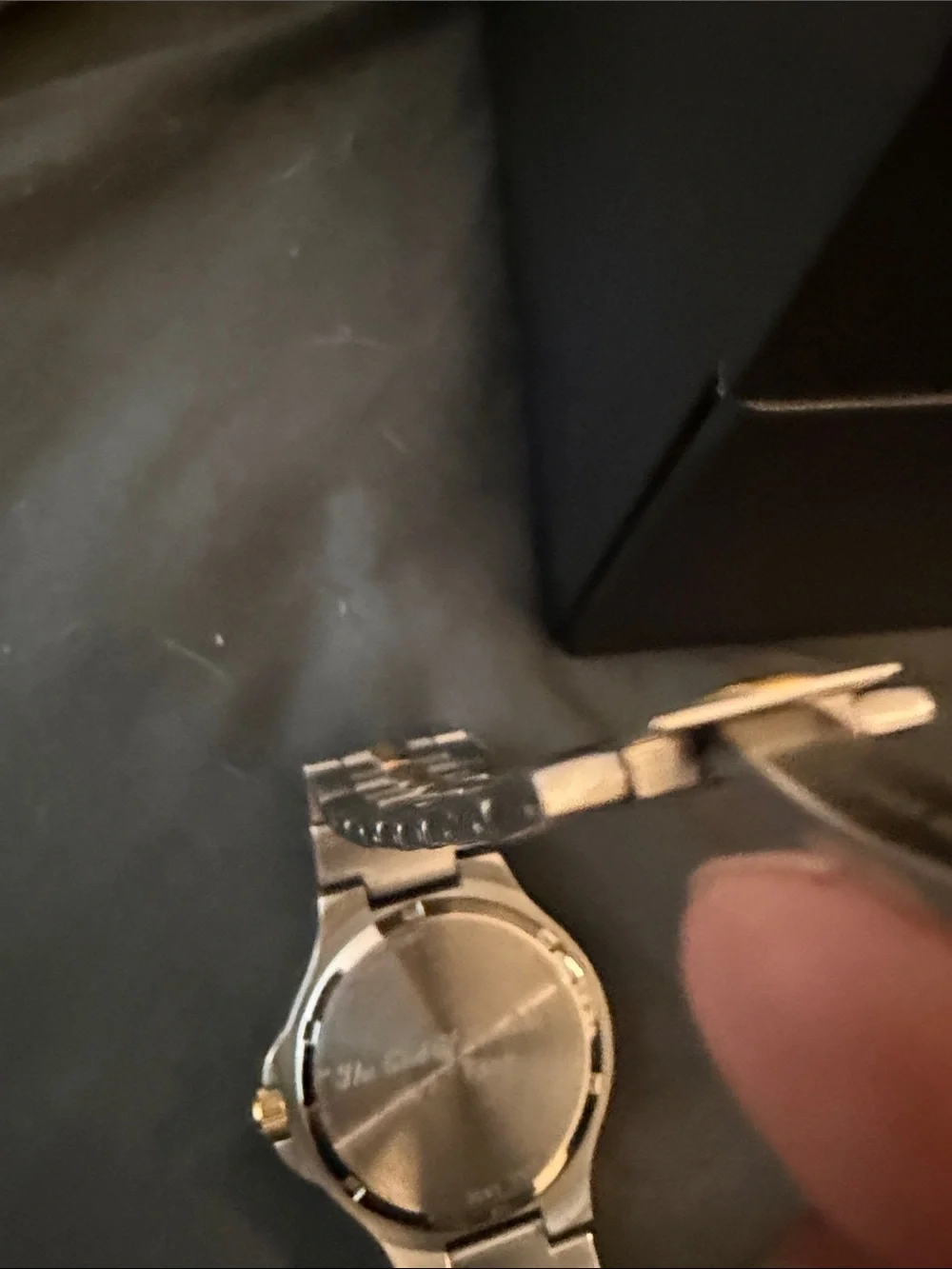 Bulova Two-Tone Silver and Gold Men's Wristwatch